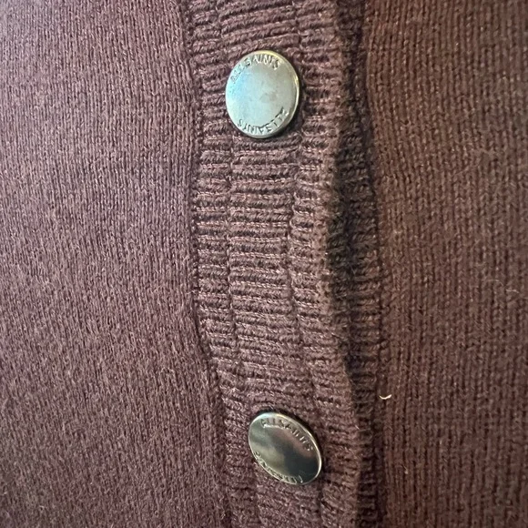 All Saints NWOT Elgar Cowl Sweater Burgundy - Picture 3 of 11